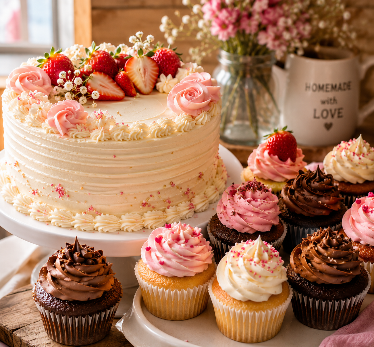 Cupcakes and cakes